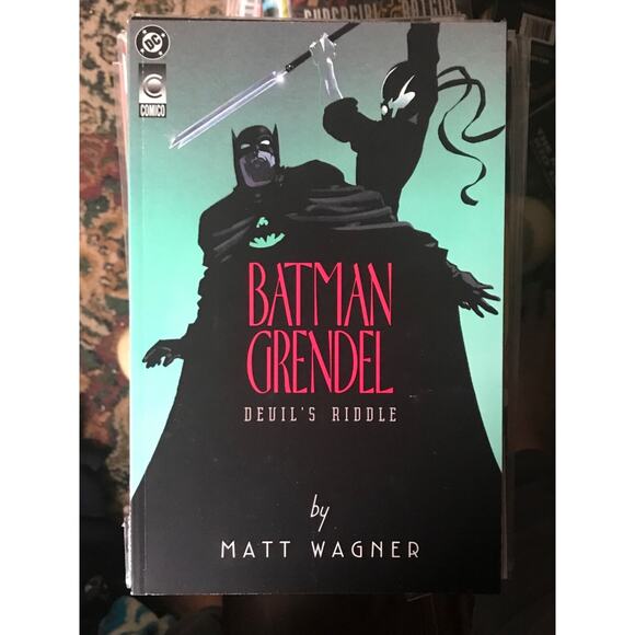 Batman/Grendel #1 Devil's Riddle & #2 Devil's Masque-Complete- DC/Comico 1993 - Picture 2 of 5